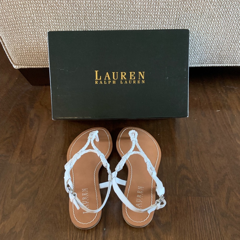 Ralph Lauren white Sandler’s NWT size 8